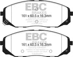 EBC 2015+ Kia Sedona 3.3L Ultimax2 Front Brake Pads
