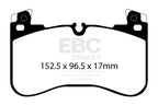EBC 2020+ Land Rover Defender 90 Greenstuff Front Brake Pads
