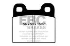 EBC 64-69 Porsche 911 2.0 (M Caliper) (Solid front rotor) Bluestuff Rear Brake Pads