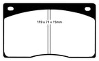 EBC 93-97 Aston Martin DB7 3.2 Supercharged Yellowstuff Front Brake Pads