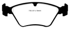 EBC 94-96 Saab 900 2.0 Turbo Yellowstuff Front Brake Pads