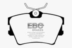 EBC 96-98 Volkswagen Eurovan 2.5 Vented Rotors Greenstuff Rear Brake Pads