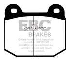 EBC 99-03 Mitsubishi Lancer Evolution 2.0 Turbo Bluestuff Rear Brake Pads