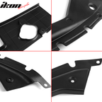 2016-2020 Honda Civic Unpainted Black Engine Bay Side Panel Covers ABS