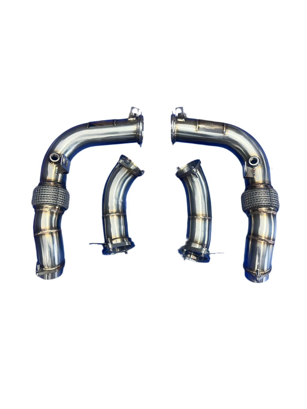 IRL BMW X5M X6M S68 Downpipes by IRL Exhaust