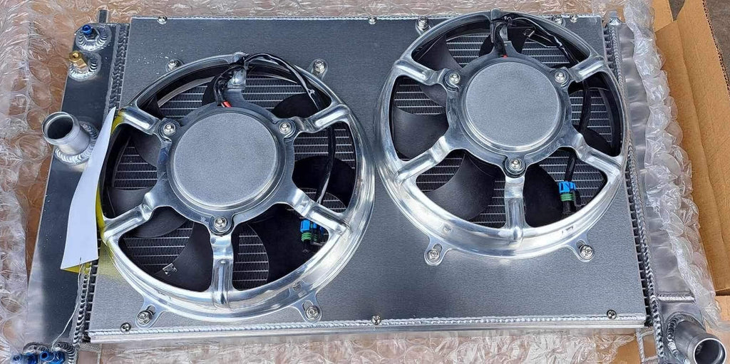 ECP USA Line ENTROPY 1997 - 2004 Corvette C5 CUTDDOWN Aluminum Radiator - 6 Speed Manual - Engineered Cooling Products