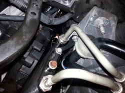 ECS C6 Z06 Oil Cooler Relocation Brackets East Coast Supercharging