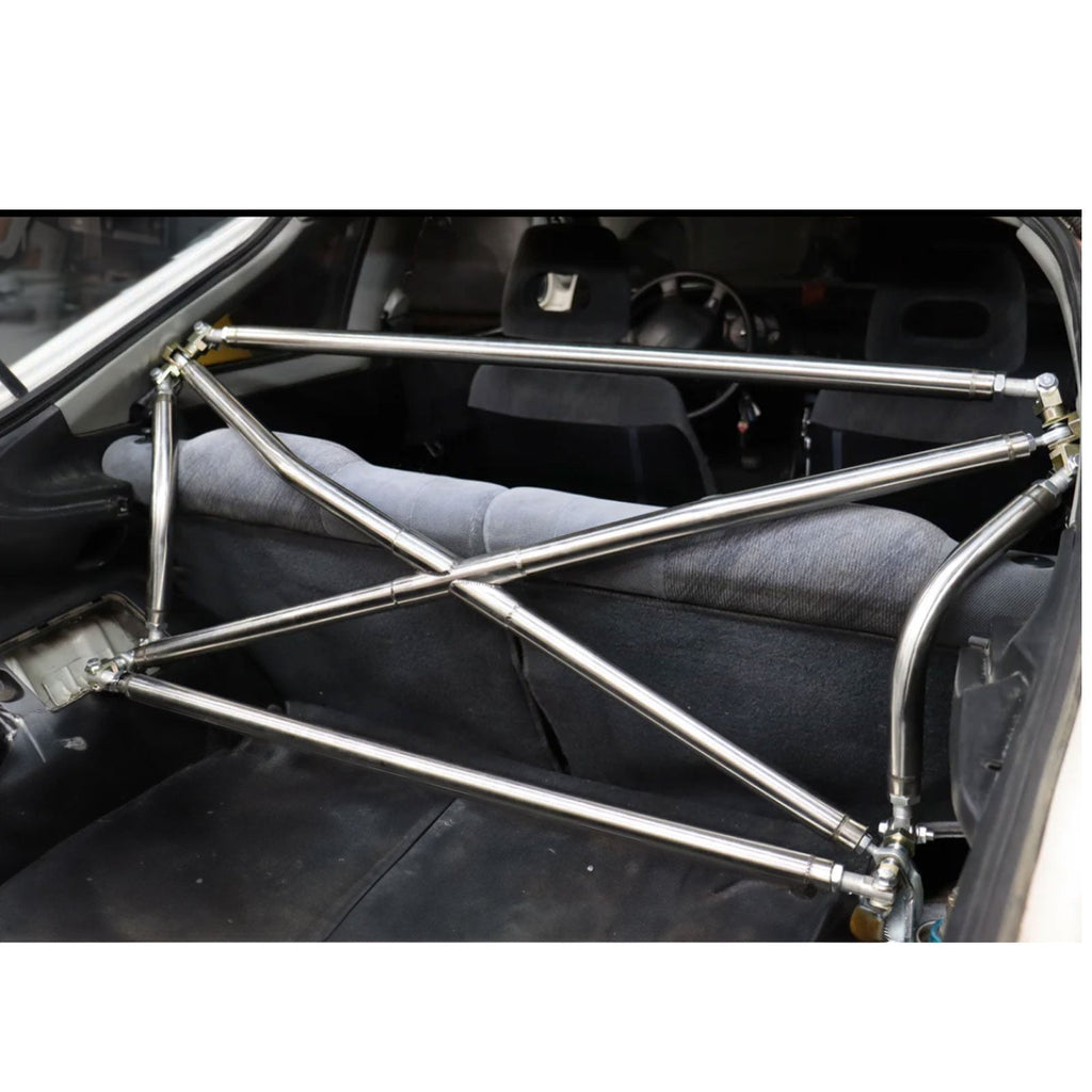 Polished Tubular Multipoint Crossbar X-Bar For Honda Civic EK9 EK4 EK3 1996-2000 - Bull Boost Performance