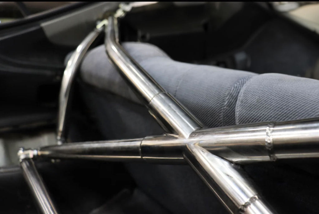 Polished Tubular Multipoint Crossbar X-Bar For Honda Civic EK9 EK4 EK3 1996-2000 - Bull Boost Performance