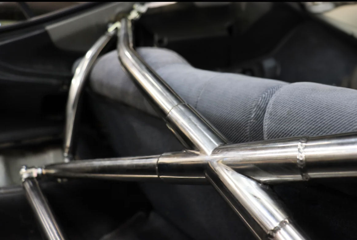 Polished Tubular Multipoint Crossbar X-Bar For Honda Civic EK9 EK4 EK3 1996-2000 - Bull Boost Performance