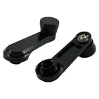 Silver Billet Window Crank Handle For Honda Acura Integra EK Del Sol K20 K24 B16 2PC - Bull Boost Performance