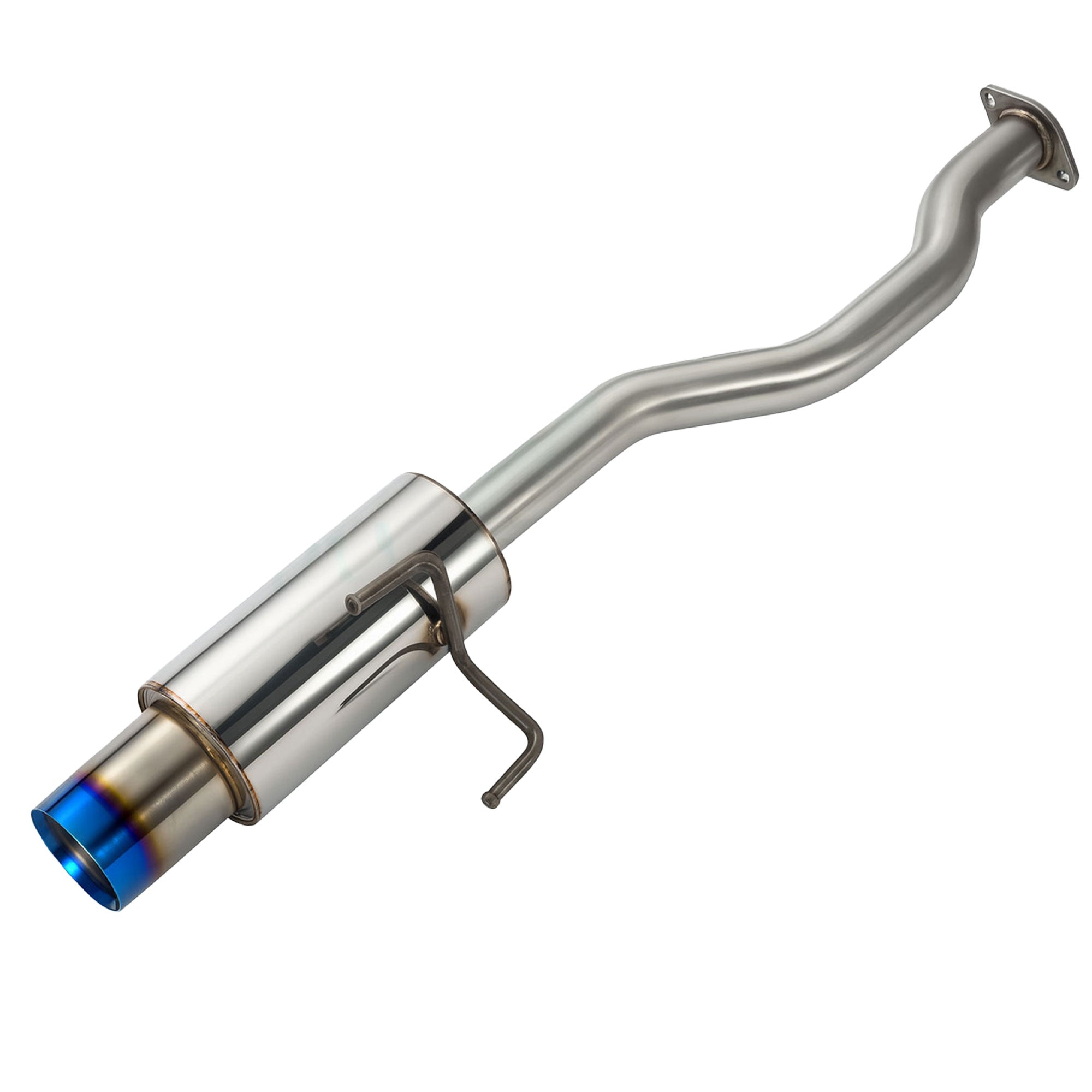 4.5” Stainless Steel Catback Exhaust Muffler For Honda Civic Hatch EK EK9 76mm - Bull Boost Performance