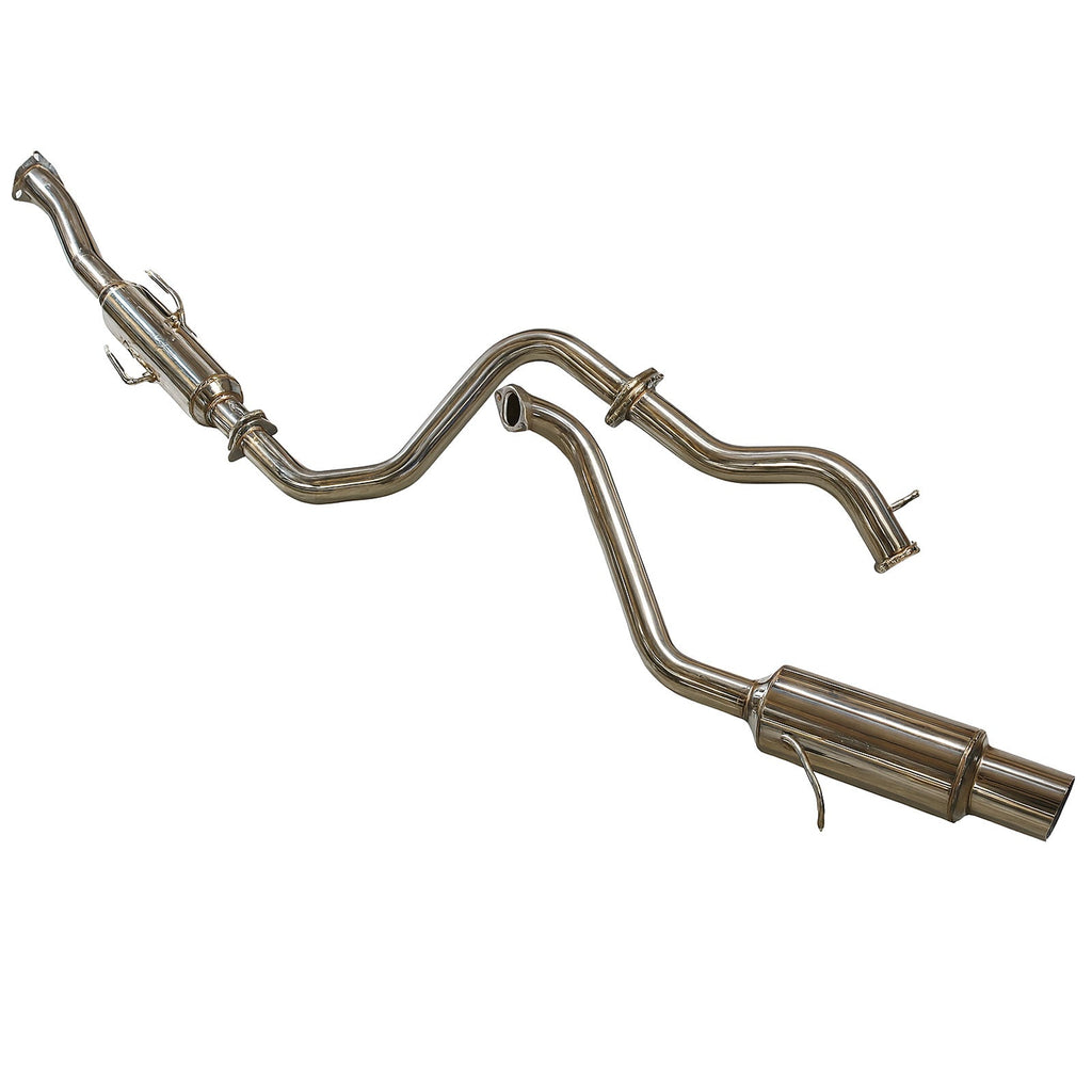 2.5” Stainless Steel Catback Exhaust Muffler System For Honda CRX 88-91 304ss - Bull Boost Performance