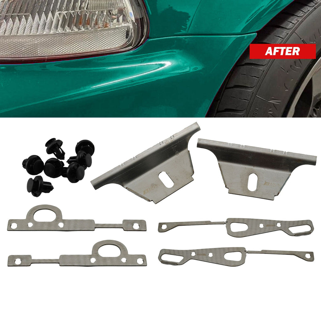 Front & Rear Bumper Lifts For Honda Civic EK Hatchback With Hardware US Hatch - Bull Boost Performance