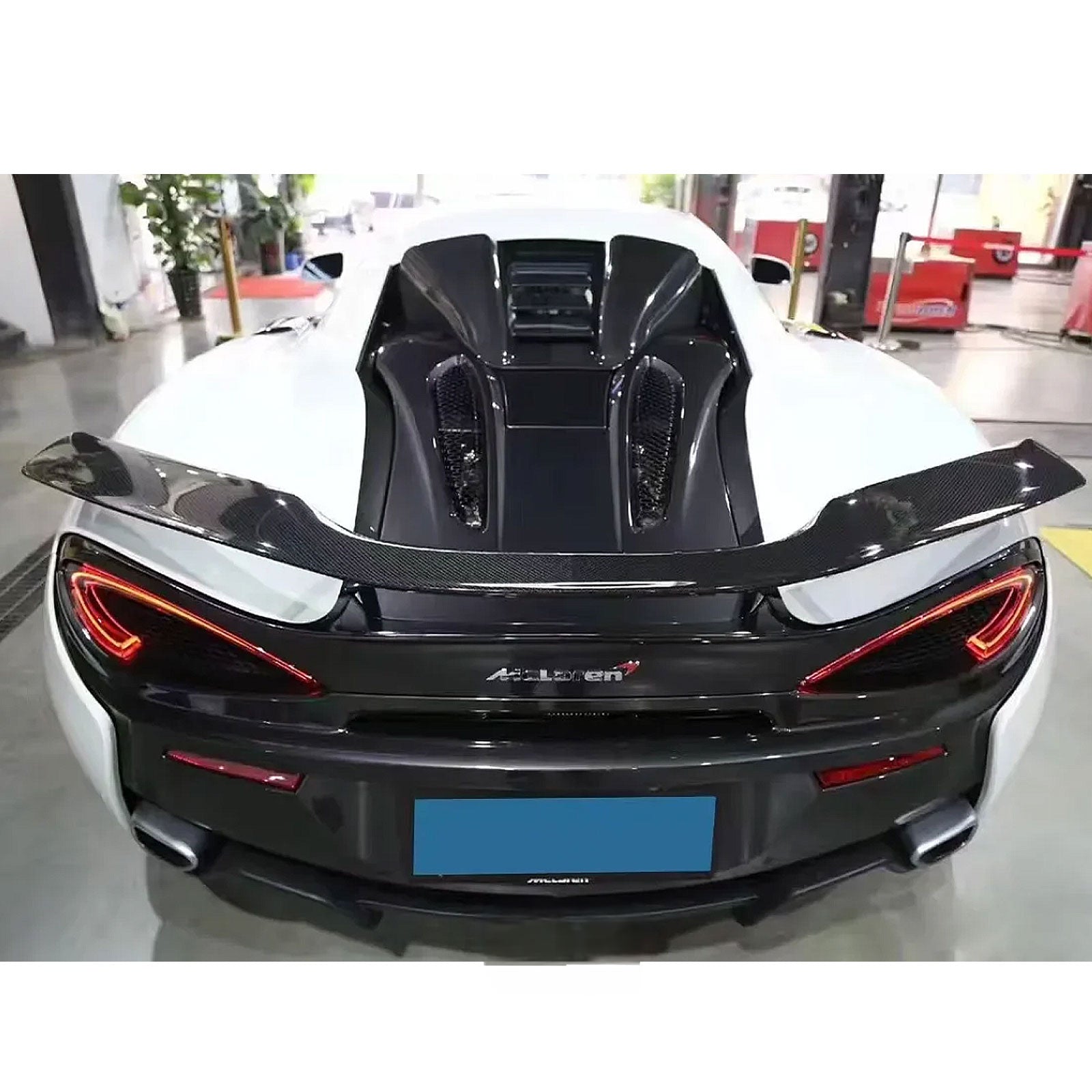 Dry Carbon Fiber Rear Roof Air Intake for McLaren 540C 570S - Bull Boost Performance