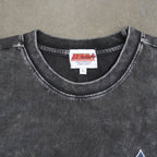 Vintage Acid Wash 250GSM Mad Engine Mitsubishi Evo Heavy Cotton Pre Shrunk T Shirt - Bull Boost Performance