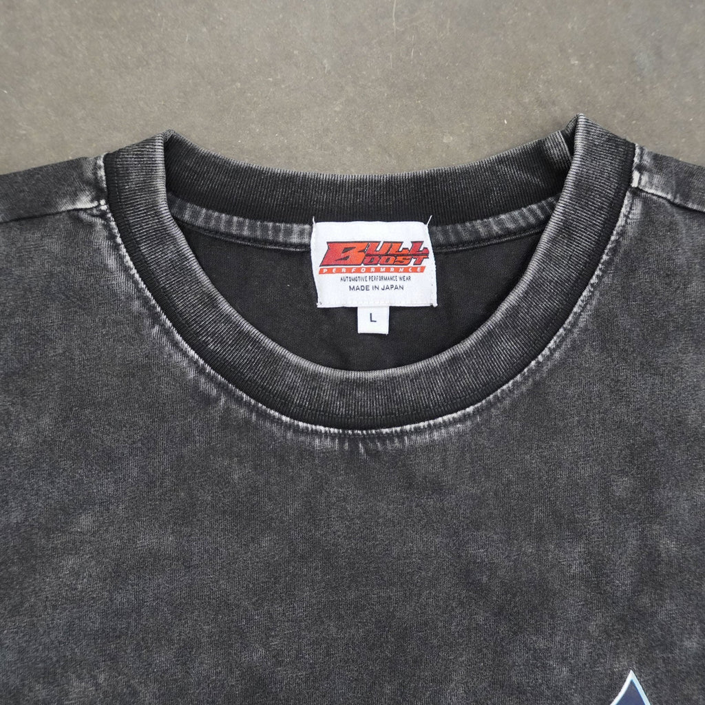 Vintage Acid Wash 250GSM Honda Civic EK Hatch Heavy Cotton Pre Shrunk T Shirt - Bull Boost Performance