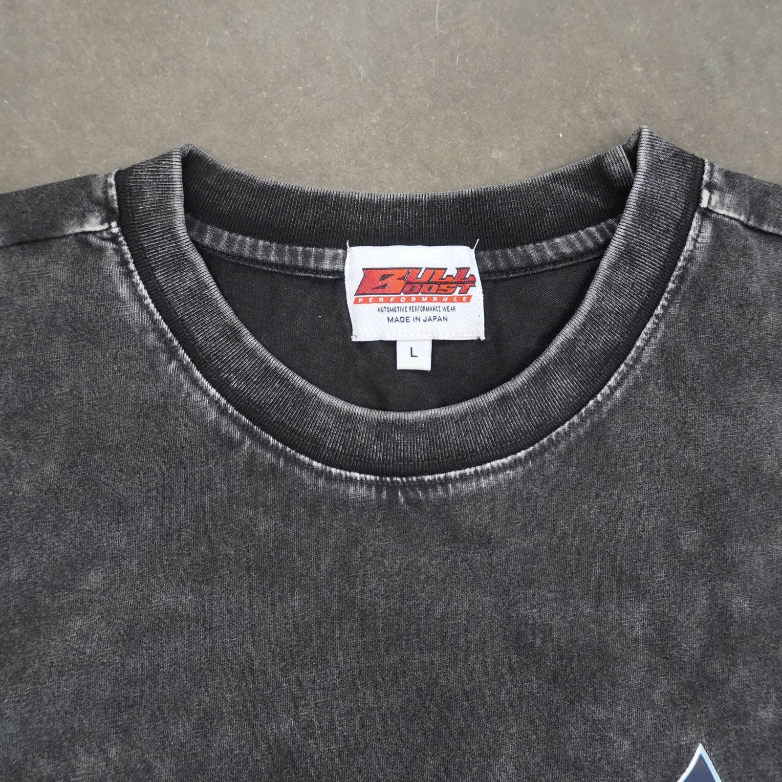 Vintage Acid Wash 250GSM Honda Civic EK Hatch Heavy Cotton Pre Shrunk T Shirt - Bull Boost Performance