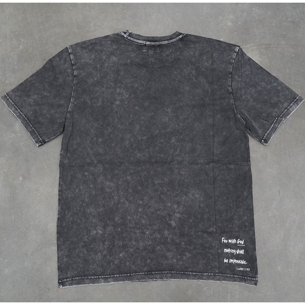 Vintage Acid Wash 250GSM Mad Engine Mitsubishi Evo Heavy Cotton Pre Shrunk T Shirt - Bull Boost Performance