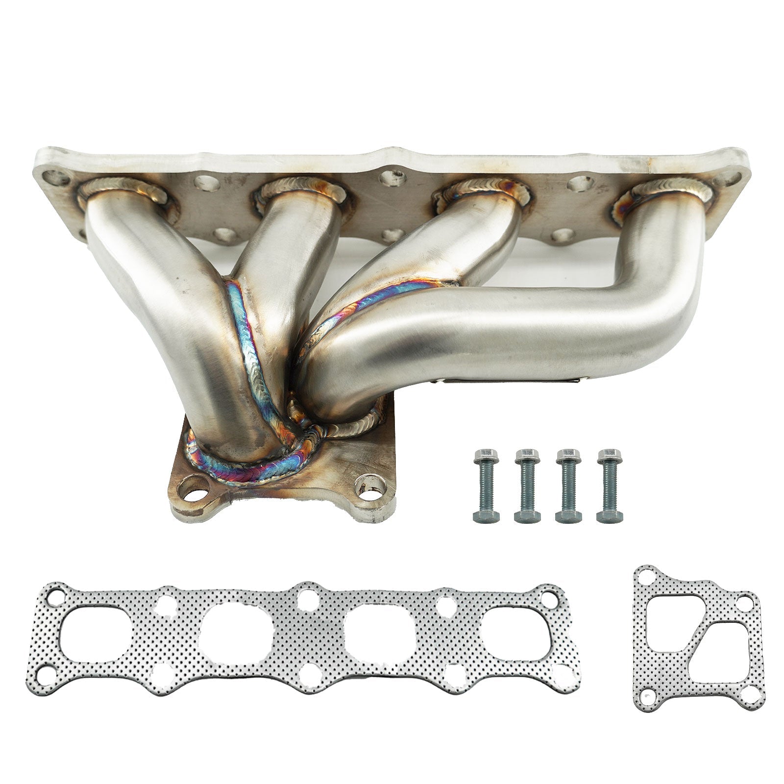 Tubular Turbo Manifold For Mitsubishi Lancer Evo X 10 2008-2015 4B11T 2.0L TD05 - Bull Boost Performance
