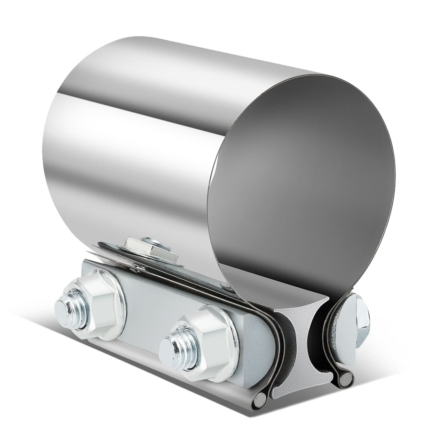 2.0" Butt Joint Exhaust Band Clamp Muffler Coupler Stainless Steel
