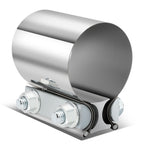 2.25" Butt Joint Exhaust Band Clamp Muffler Coupler Stainless Steel