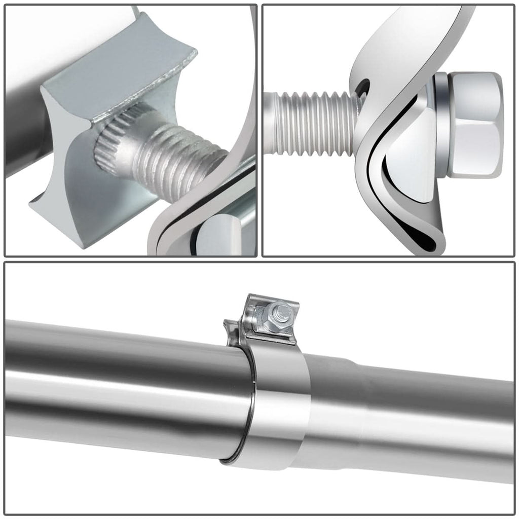 2.0" Stainless Steel Narrow Band Exhaust Clamp Set (2 Pieces)