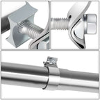 2.5" Narrow Band Exhaust Seal Clamp 2-Piece Kit Stainless Steel