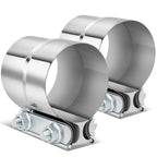 3.0" Lap Joint Exhaust Band Clamp Muffler Sleeve Coupler Stainless Steel
