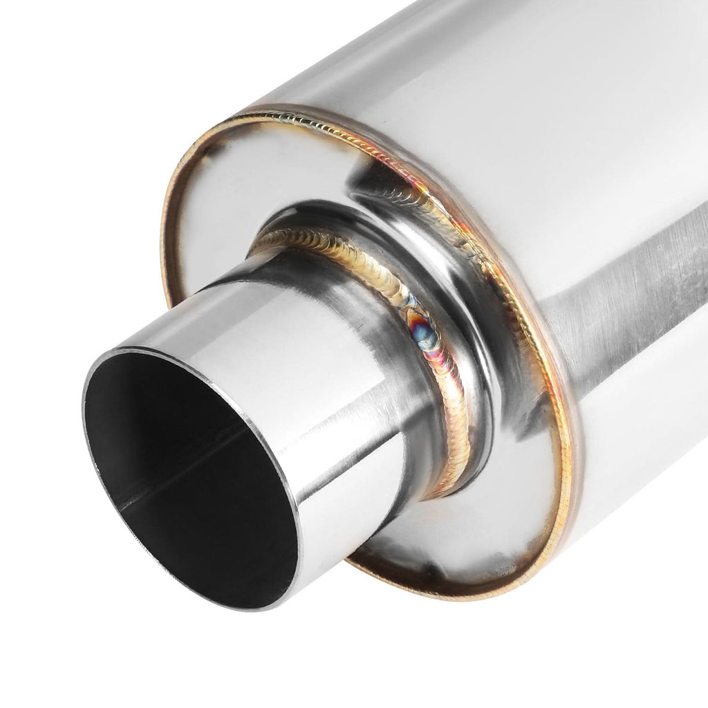 Universal 3.0" Tip Performance Exhaust Muffler 14.7" Length