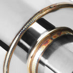 4.0" Tip Stainless Steel Muffler 2.5" Inlet 18.5" Overall Length