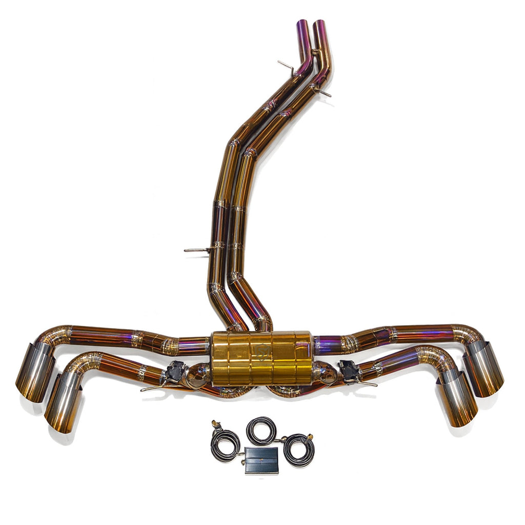 Titanium Valved Performance Exhaust For Lamborghini URUS 4.0T - Bull Boost Performance