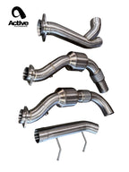 Active Autowerke 2017–2020 Ford F-150 3.5L EcoBoost AFlow EPA-Compliant Catted Downpipes