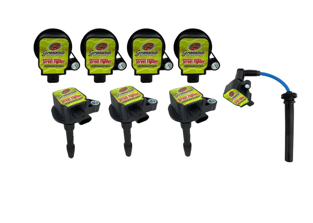 42,000V Street Fighter Coil Pack Kit for Ford Mustang GT & F-150 5.0L Coyote – 28-1818SF - Granatelli Motor Sports