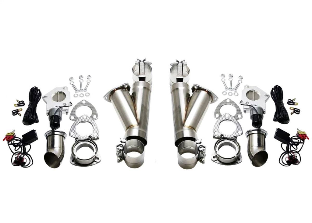 Granatelli Electronic Exhaust Cutout Kit 302535D - SS Slip-Fit - Granatelli Motor Sports