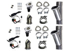 Motor Sports Electronic Exhaust Cutout Kit 303525D - Mild Steel Slip-Fit - 2.50" - Granatelli Motor Sports