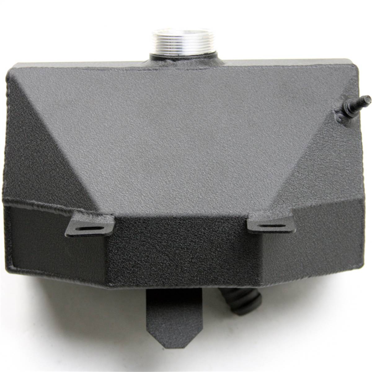 Wrinkle Black Aluminum Coolant Expansion Tank for 2015–2023 Ford Mustang V6, EcoBoost, GT & Shelby GT350 - Granatelli Motor Sports