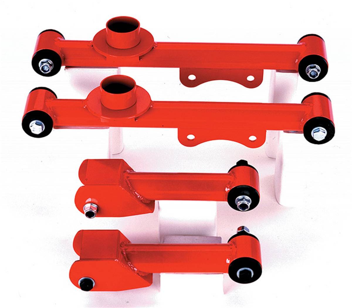 79-04 Ford Mustang Rear Upper & Lower Control Arms - Red - Granatelli Motor Sports