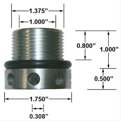 Granatelli Motor Sports Press-In PCV Breather 451002 - Granatelli Motor Sports