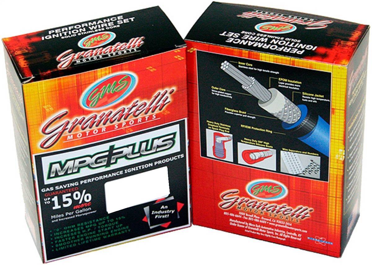 95-98 Pontiac Bonneville 6Cyl 3.8L Performance Ignition Wires - Granatelli Motor Sports