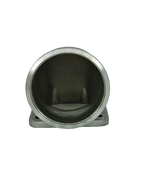 Motor Sports Turbo Adapter, 90^ Cast Elbow. 3.0" V-Band to T3/T4 Housing, Threaded - Granatelli Motor Sports