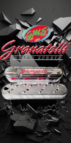 Granatelli Motor Sports LS 2 pc Tall Valve Cover Polished Finish, 4.8, 5.3, 5.7, 6.0, 6.2, 7.0L, Pair - Granatelli Motor Sports