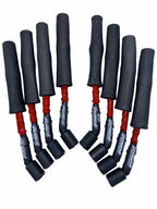 14-23 GM LT1 6.2L Hi-Perf Coil-Near-Plug Wire Connector Kit w/Red Jacket/Blk Sleeve - Granatelli Motor Sports
