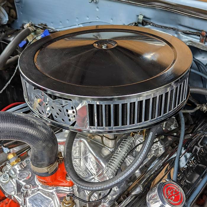 Blingz Beauty Bandz, 14" Diameter, 3" Tall Air Cleaner Grill - Craps - 750000 - Granatelli Motor Sports
