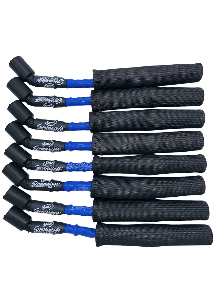 14-23 GM L83 5.3L/L86 6.2L Hi-Perf Coil-Near-Plug Wire Conn Kit w/Blue Jacket/Blk Sleeve - Granatelli Motor Sports