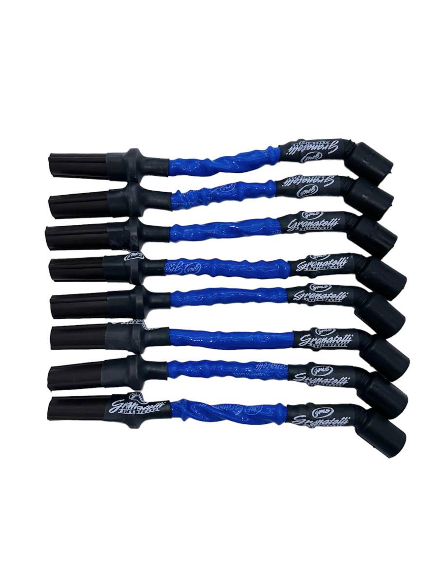 99-23 GM Truck/SUV V8 (Excl 8.1L) Hi-Perf Coil-Near-Plug Conn Kit w/9in Lead/Blue Jacket - Granatelli Motor Sports