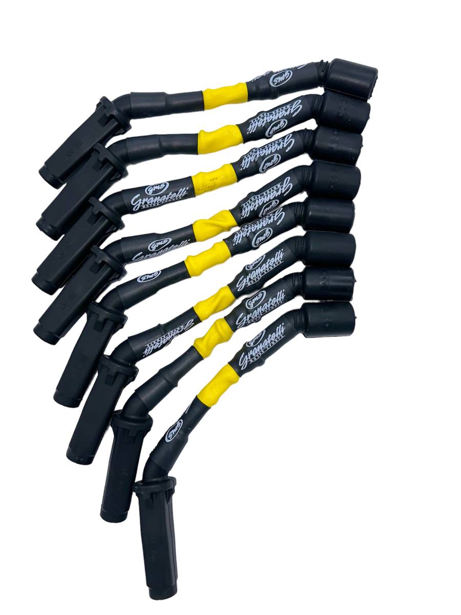 99-23 GM 6.0L/6.2L LS2/LS3/LSA/LS7/LS9 Hi-Perf Coil-Near-Plug Wire Conn Kit w/Ylw Jacket - Granatelli Motor Sports