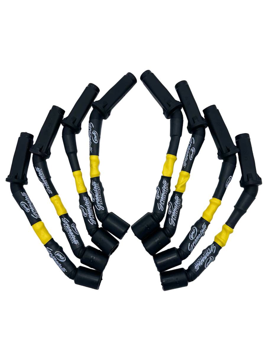 99-23 GM 6.0L/6.2L LS2/LS3/LSA/LS7/LS9 Hi-Perf Coil-Near-Plug Wire Conn Kit w/Ylw Jacket - Granatelli Motor Sports