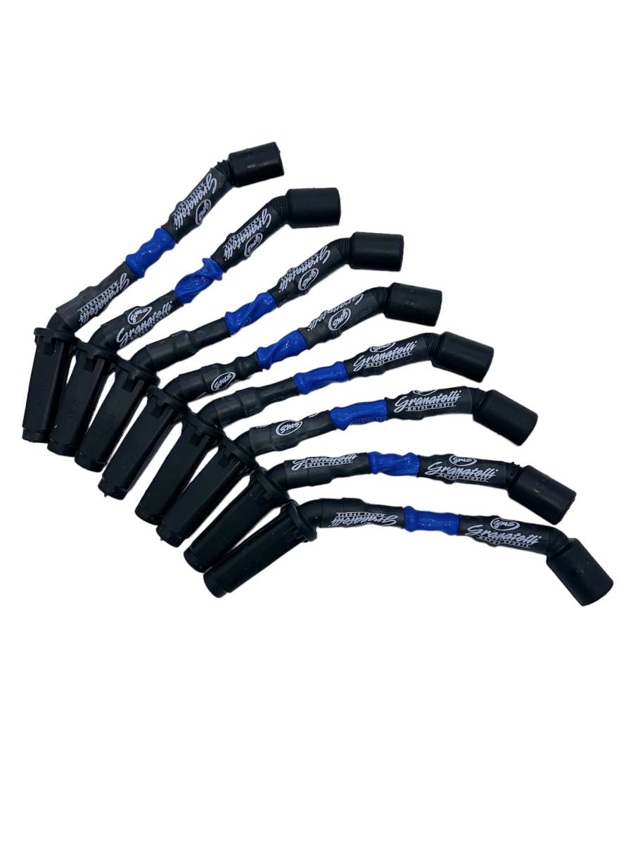 99-23 GM LS2/LS3/LS6/LS7/LS9/LSA Hi-Perf Coil-Near-Plug Wire Conn Kit w/Blue Jacket - Granatelli Motor Sports