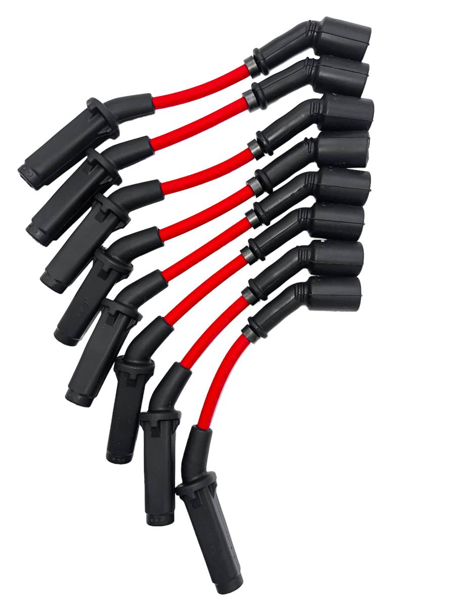 99-23 GM 6.0L/6.2L LS2/LS3/LSA/LS7/LS9 Cars Hi-Perf Coil-Near-Plug Wire Conn Kit - Red - Granatelli Motor Sports